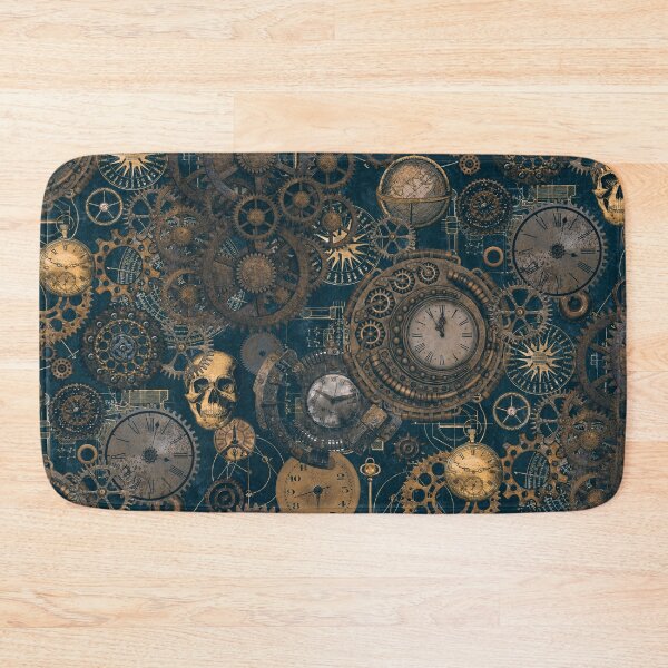 Item preview, Steampunk Grunge Gear And Skull Vintage Gothic Art designed and sold by artsandsoul.