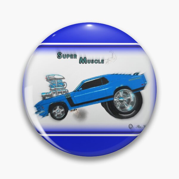 Item preview,   Muscle Cars  //   Manchines          /          Bosstang! designed and sold by Imagin8er.