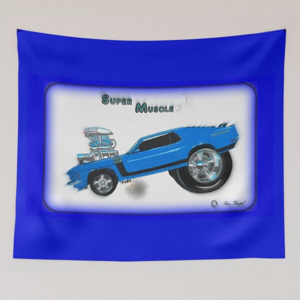 Item preview,   Muscle Cars  //   Manchines          /          Bosstang! designed and sold by Imagin8er.