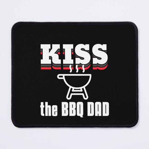 Item preview, Kiss the BBQ dad. Papa grill design designed and sold by VitoTDesign.