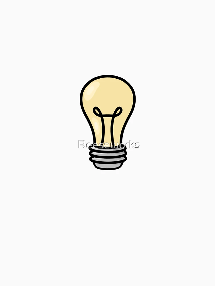 Thumbnail 4 of 4, Premium T-Shirt, Lightbulb designed and sold by Reeseworks.