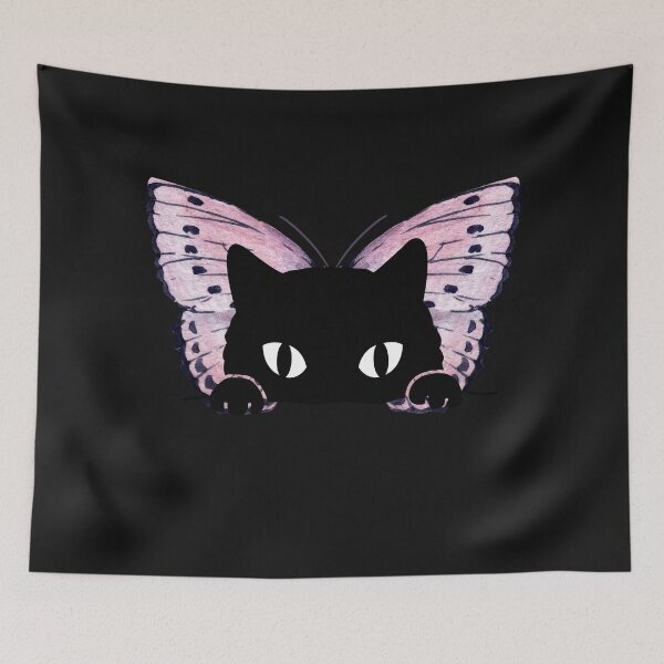 Item preview, Cat Butterfly Wings designed and sold by HappyLifeCreate.