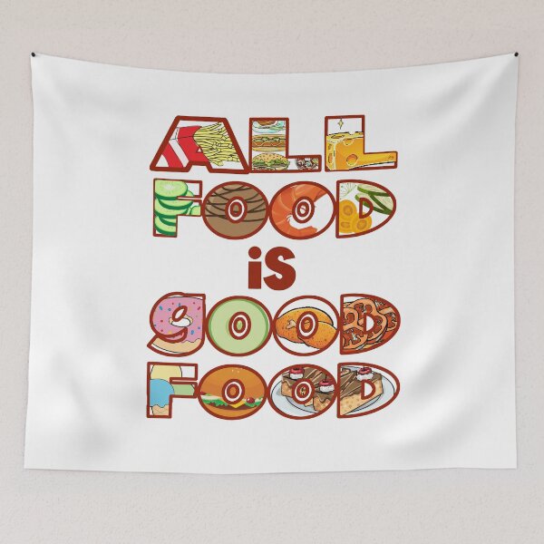Item preview, All food is good food! Intuitive eating - body positive designed and sold by incurablehippie.
