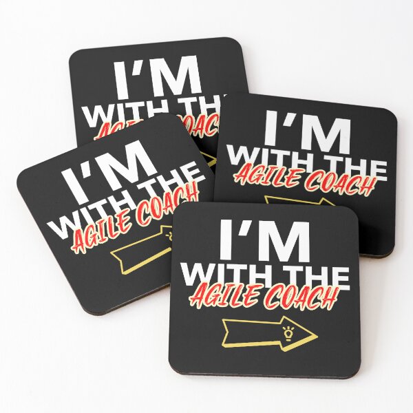 Item preview, I am with the agile coach designed and sold by Salma Satya & Co.