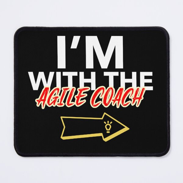 Item preview, I am with the agile coach designed and sold by Salma Satya & Co.