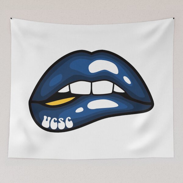 Item preview, UCSC University of California Santa Cruz Lips designed and sold by kkosmicki.
