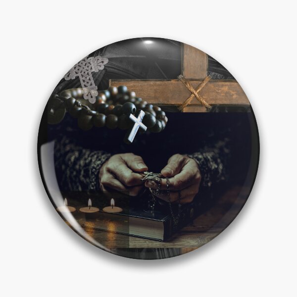 Item preview, Holy Religious Hands & Cross Photography Collage Design designed and sold by EarthArtDesigns.