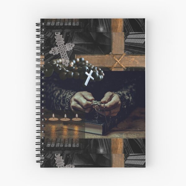 Item preview, Holy Religious Hands & Cross Photography Collage Design designed and sold by EarthArtDesigns.