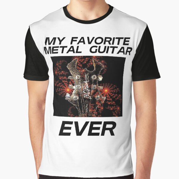 my heavy metal guitars - bc rich warlock - ton clair t-shirt graphique