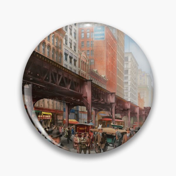 Item preview, City - Chicago, IL - Historic Wabash Ave 1907 designed and sold by Mike Savad Photography.