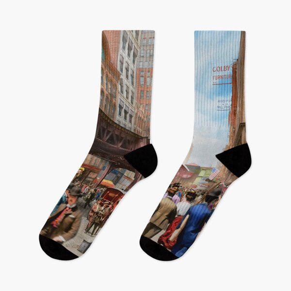 Item preview, City - Chicago, IL - Historic Wabash Ave 1907 designed and sold by Mike Savad Photography.