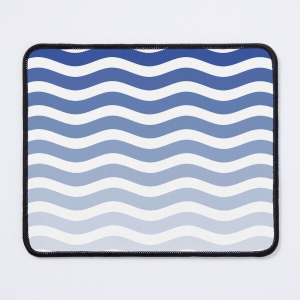 Item preview, Gradient Blue Waves - Pattern designed and sold by TheEndlessStore.