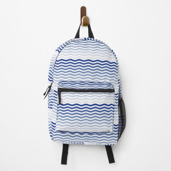 Item preview, Gradient Blue Waves - Pattern designed and sold by TheEndlessStore.
