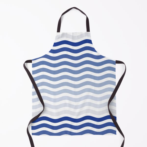 Item preview, Gradient Blue Waves - Pattern designed and sold by TheEndlessStore.