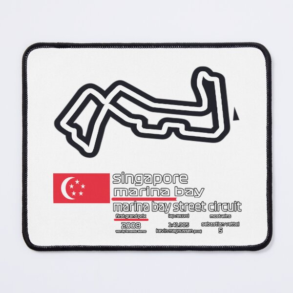 Item preview, Marina Bay Street Circuit F1 Records designed and sold by XXI-21.