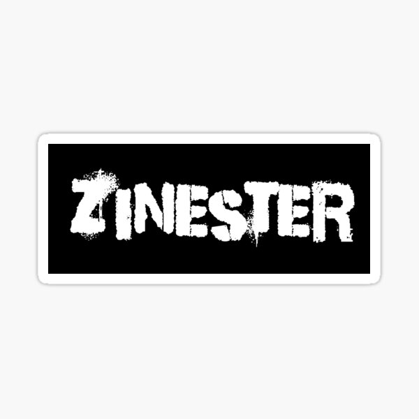 ZINESTER - DIY make zines alternative lo-fi Sticker