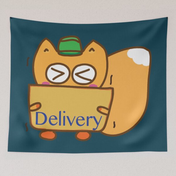 Item preview, Delivery Fox designed and sold by MILdecals.
