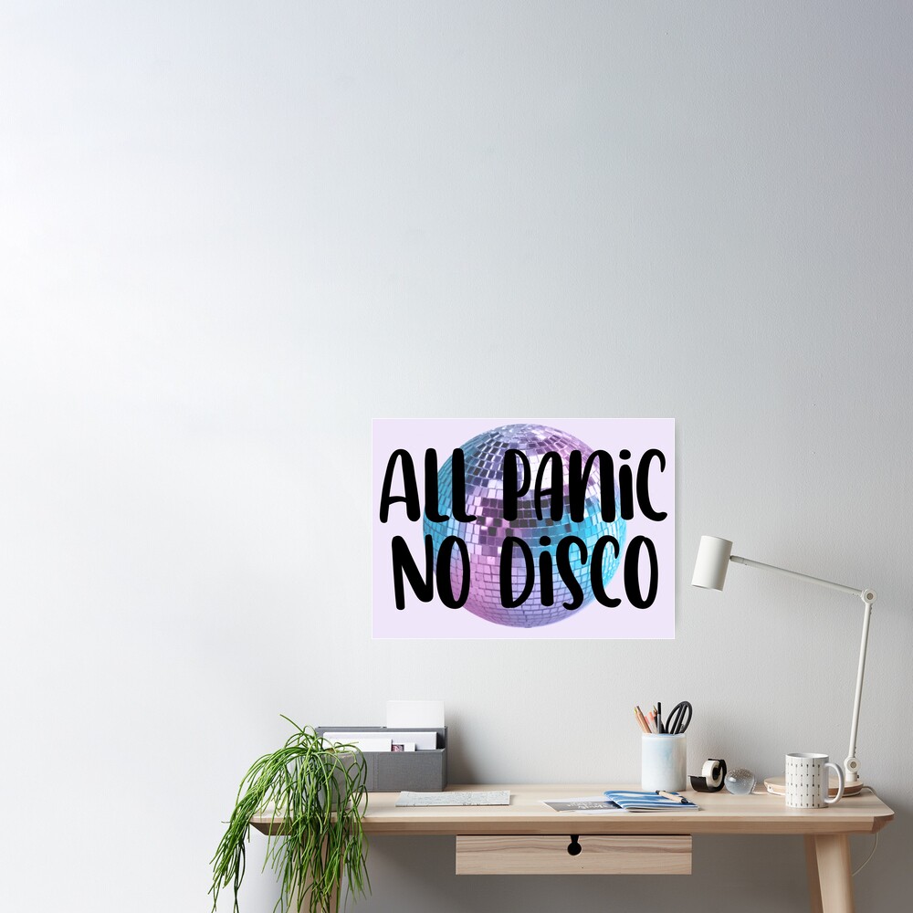 All Panic No Disco Sticker for Sale by Jennifer Talley