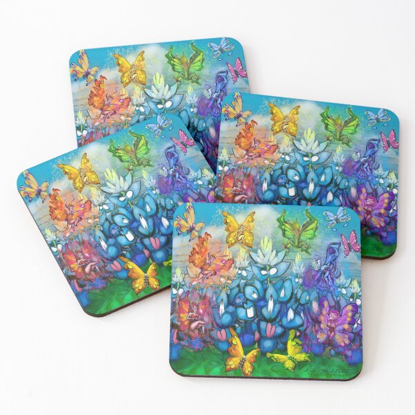 Item preview, Bluebonnets Pixies and Butterflies designed and sold by Kevin Middleton.