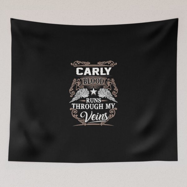 Item preview, Carly Name T Shirt - Carly Blood Runs Through My Veins Gift Item Tee designed and sold by wardorion9.