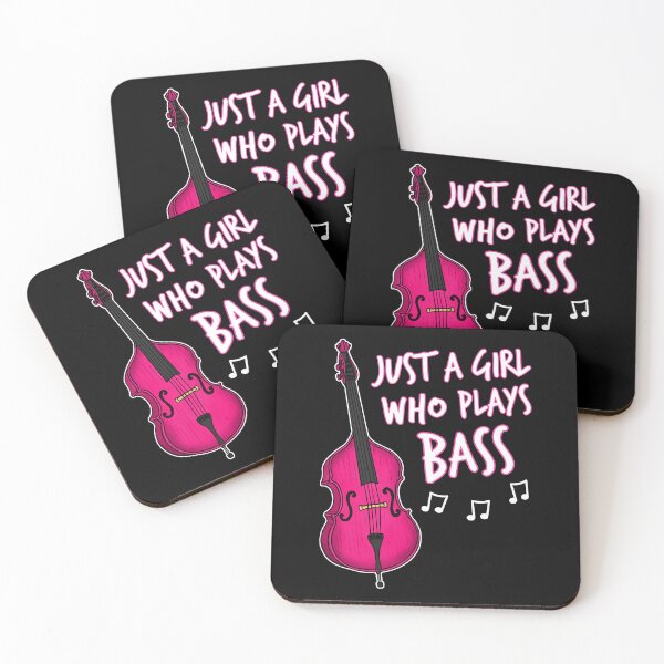 Item preview, Just A Girl Who Plays Bass, Double Bassist designed and sold by doodlerob.