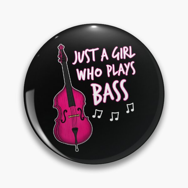 Item preview, Just A Girl Who Plays Bass, Double Bassist designed and sold by doodlerob.