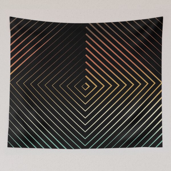 Aperçu de l'œuvre Illusion d'optique, Dégradé de couleur, Art optique - B10 créée et vendue par AlfabetDesign.