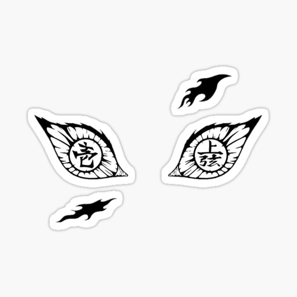 "Kokushibo eyes" Sticker by knnnox | Redbubble