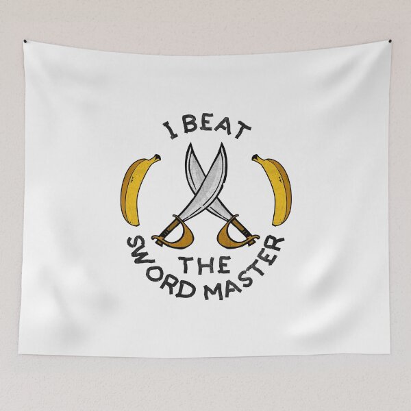 Item preview, I beat the sword master.... (white version) designed and sold by MaesterAemon.