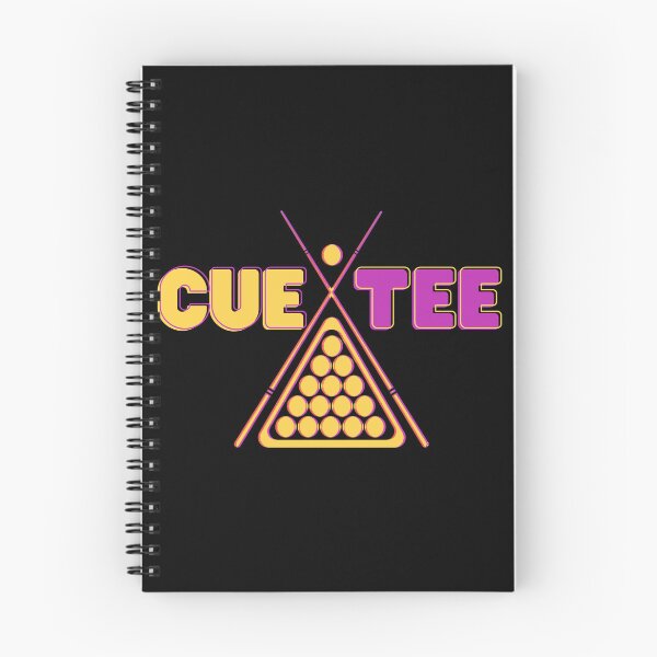 Item preview, Billiards Pun Cue-Tee Cutie Design en colores retro designed and sold by OnyxTurtle.