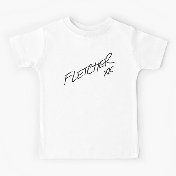 "Fletcher Merch Fletcher Black Logo" Kids TShirt by ElbaSoft Redbubble