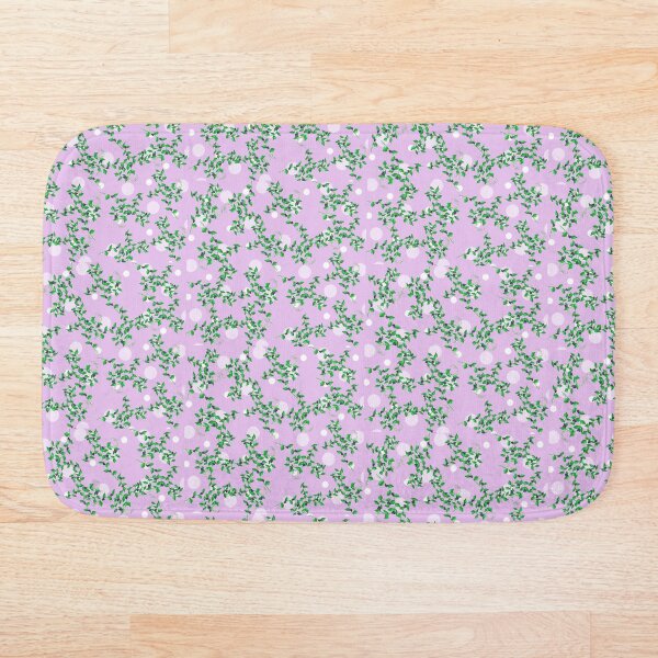 Aperçu de l'œuvre  Vignes et baies Ditsy Pattern Mauve créée et vendue par Designsbyshell.