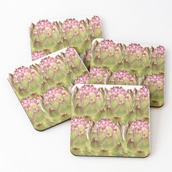 Item preview, Green Artichoke heads pattern designed and sold by Delicarte.