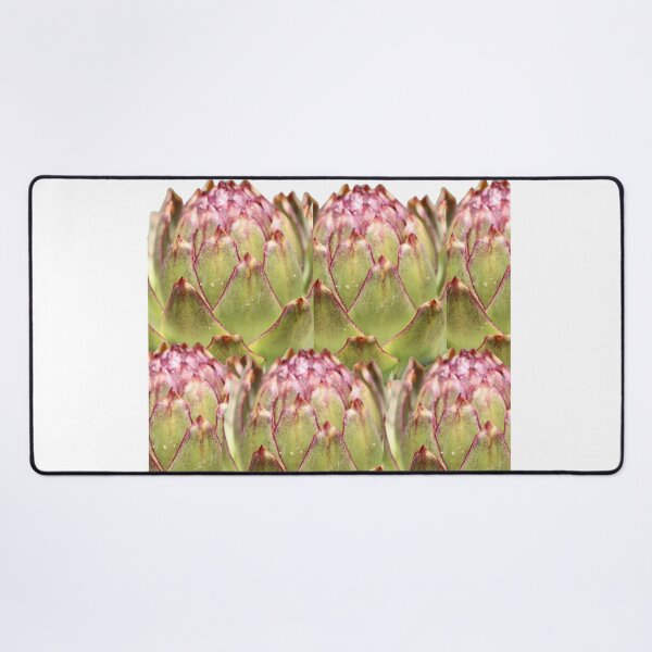 Item preview, Green Artichoke heads pattern designed and sold by Delicarte.