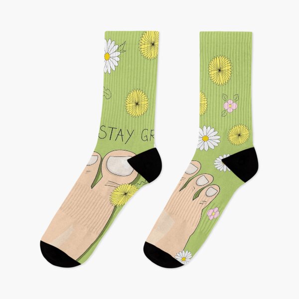 Item preview, Stay grounded inspirational quote with top view on barefoot  designed and sold by SooperYela.