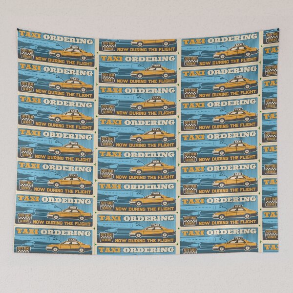 Item preview, Yellow Black Taxi Design - City Taxi Service designed and sold by lookupcare.