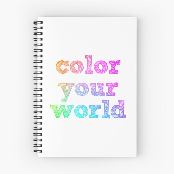 Item preview, Color Your World - rainbow quote designed and sold by thephoenixsoul.