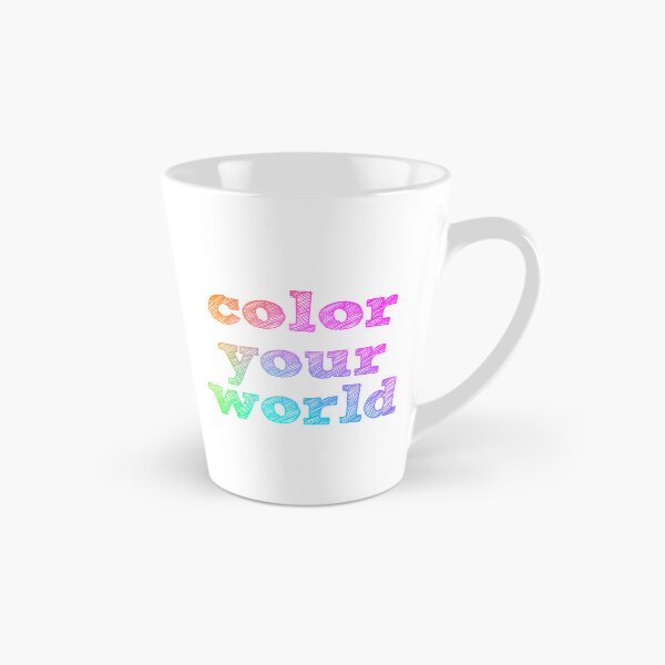 Item preview, Color Your World - rainbow quote designed and sold by thephoenixsoul.