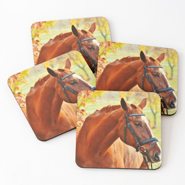 Item preview, Beautiful Brown & White Horse In Fall designed and sold by TheAnimalZ00.