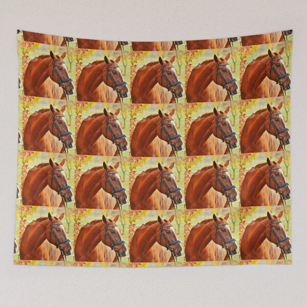 Item preview, Beautiful Brown & White Horse In Fall designed and sold by TheAnimalZ00.