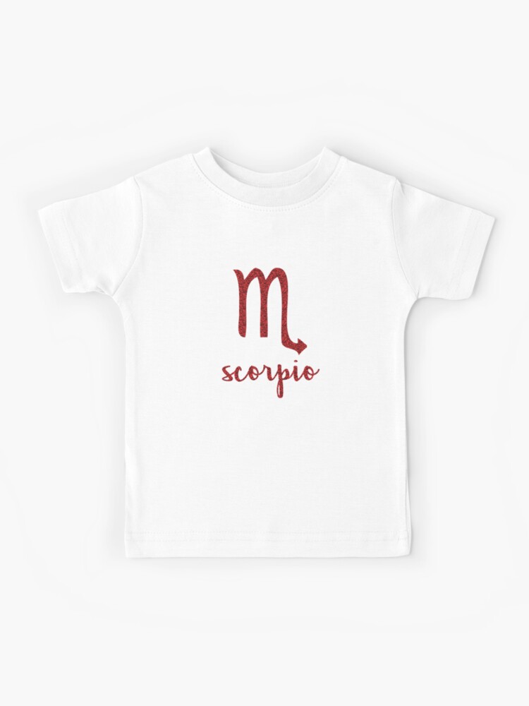 Glittery scorpio hot baby tee