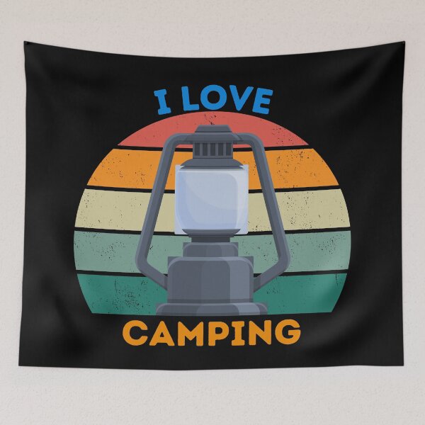 Item preview, I Love Camping Lantern  designed and sold by NoSpecialShop.