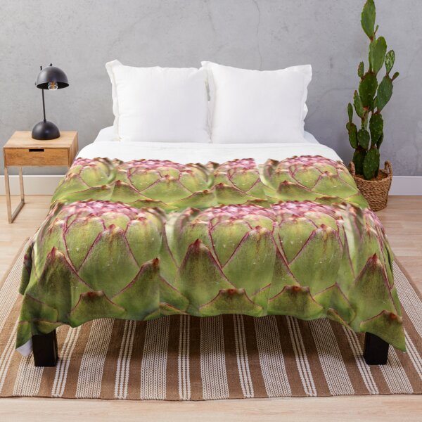 Item preview, Green Artichoke heads pattern designed and sold by Delicarte.