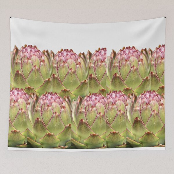 Item preview, Green Artichoke heads pattern designed and sold by Delicarte.