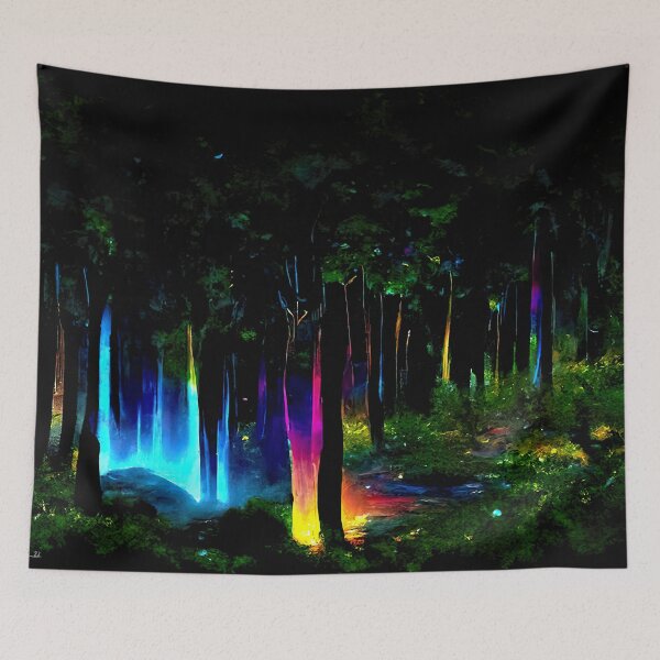 Item preview, The Fairies' Forest At Night designed and sold by asabovebelowloa.
