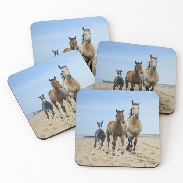 Item preview, Horses On The Beach Running designed and sold by TheAnimalZ00.