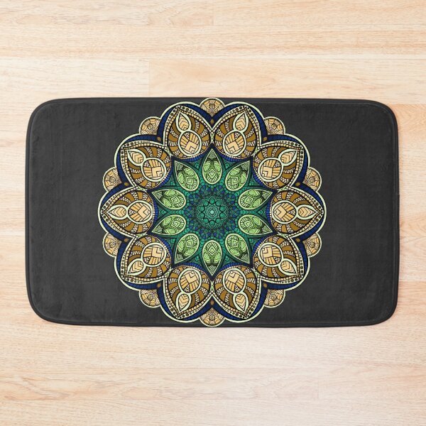 Item preview, Golden Magic Scalloped Mandala designed and sold by BucketCreates.