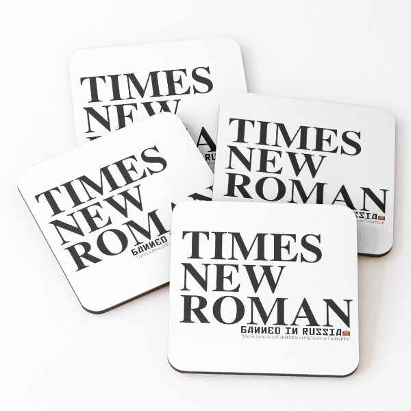 Item preview, TIMES NEW ROMAN • Banned in the Russian Federation designed and sold by amuseXpress.