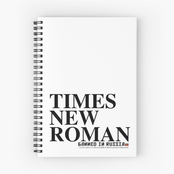 Item preview, TIMES NEW ROMAN • Banned in the Russian Federation designed and sold by amuseXpress.