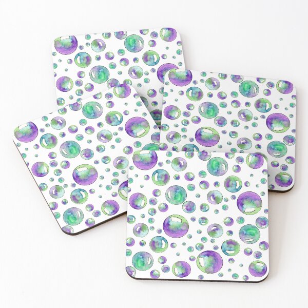 Item preview, Purple Soap Bubbles Pattern designed and sold by Sebastian Grafmann.